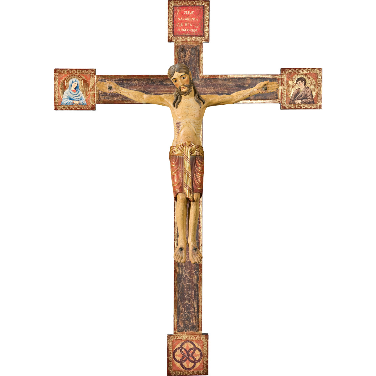 Cristo Románico en cruz